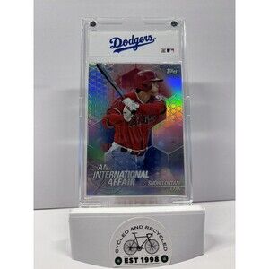 2018 Topps Chrome Update Shohei Ohtani International Affair Rookie Card Zion Mag